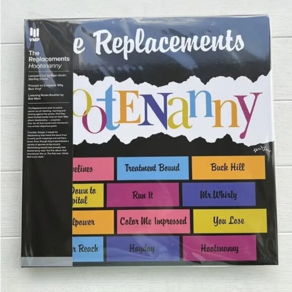 The Replacements Hootenanny LP ~ Exclusive 180g Color Vinyl (Blue) ~ Brand New! - Picture 2 of 2
